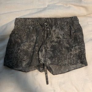 Grey floral shorts!